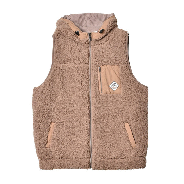 ROXY WAVES VEST ボア ベスト RZP224018 ベスト ブラック 黒 ベージュ ホワイト 白 3カラー