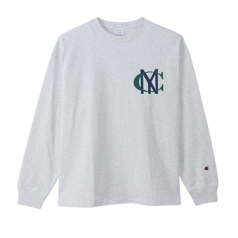 ロングスリーブTシャツ C3-W416 長袖Tシャツ ホワイト 白 グレー ブラック 黒 ネイビー 紺 4カラー