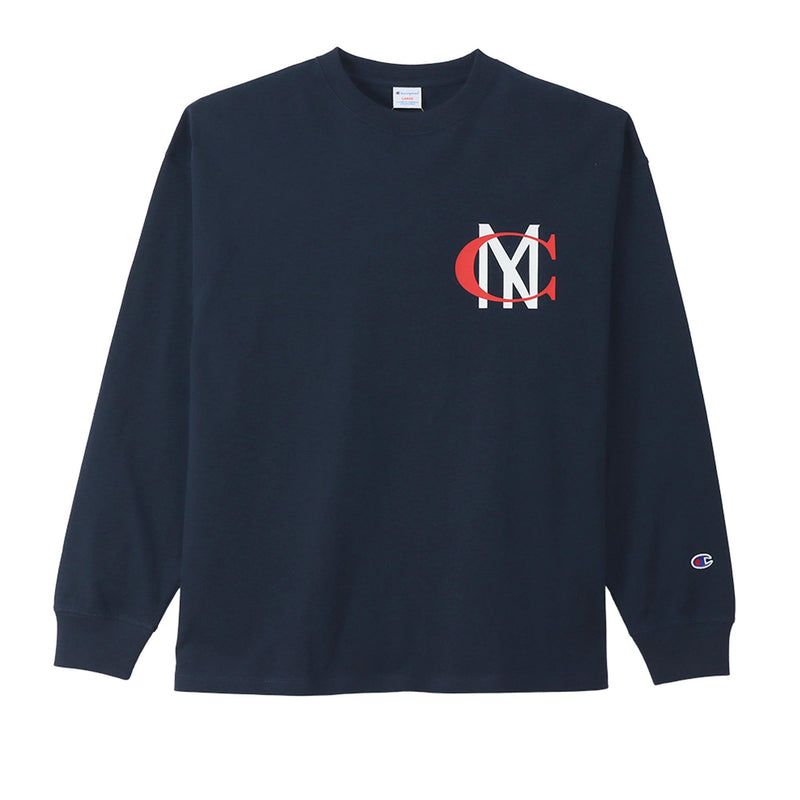 ロングスリーブTシャツ C3-W416 長袖Tシャツ ホワイト 白 グレー ブラック 黒 ネイビー 紺 4カラー