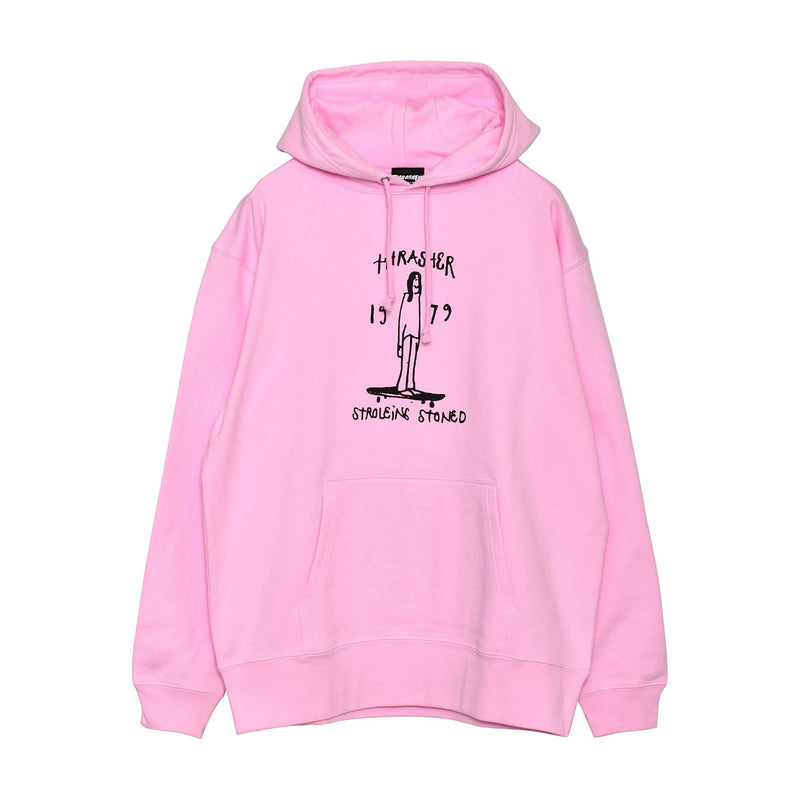 GONZ STROLEING HOODIE TH95166VPL パーカー ブラック 黒 ピンク 2カラー