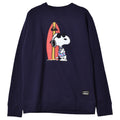 ピーナッツ コラボ スウェット AQYFT03265 スウェット ネイビー 紺 1カラー