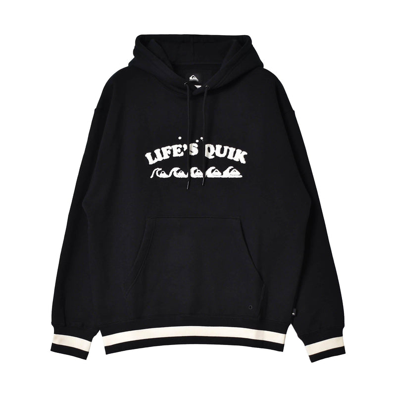 LIFES QUIK WARM HOODIE SWEAT QPO224056 パーカー ブラック 黒 グレー 2カラー