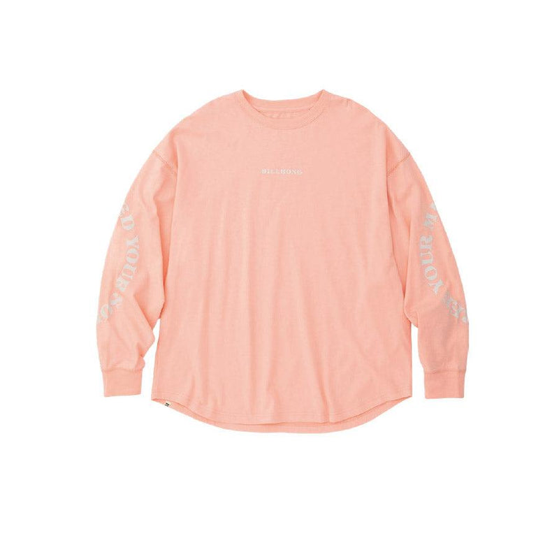 SLV ARCH LOGO LS TEE ルーズロンＴ BC014054 長袖Tシャツ ブラック 黒 ホワイト 白 ピンク 3カラー
