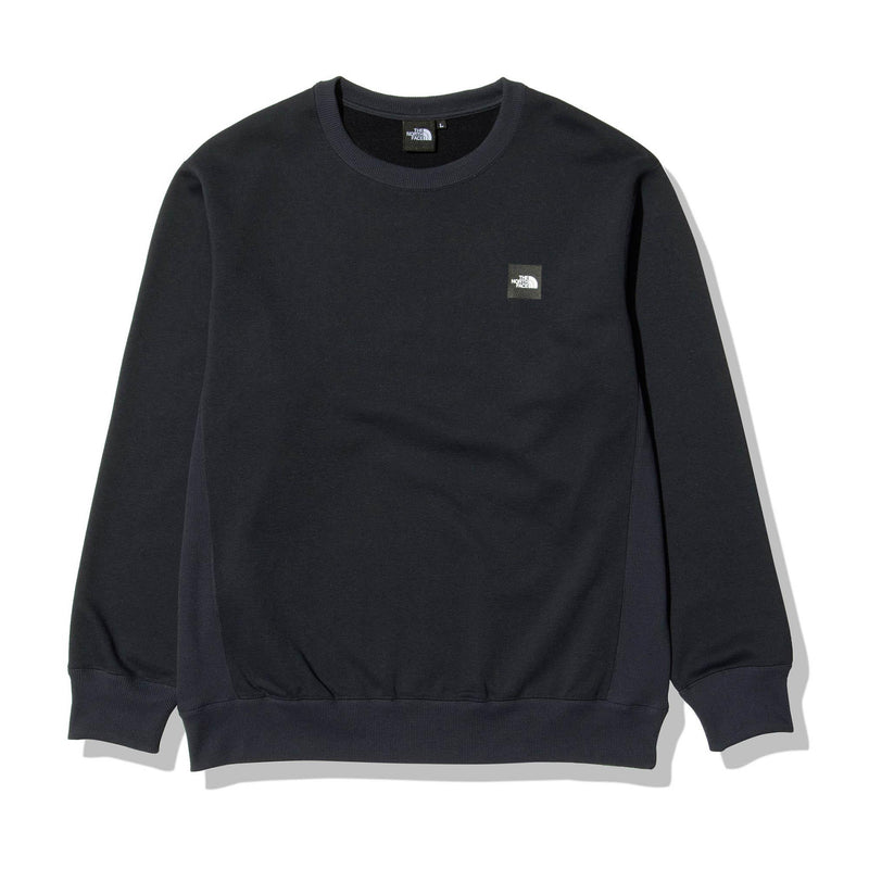 スクエアロゴクルー NT62231 長袖Tシャツ カーキ ブラック 黒 グレー ネイビー 4カラー