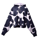 マリメッコ クロップ フーディー VT545 パーカー オレンジ パープル ネイビー 2カラー