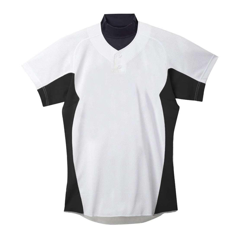 練習用シャツ 12JC5F42 ユニフォームシャツ ホワイト 白 ブラック 黒 ネイビー レッド 4カラー