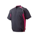 ハーフジップジャケット 12JE4V41 スポーツウェア ネイビー 紺 ホワイト 白 ブラック 黒 4カラー