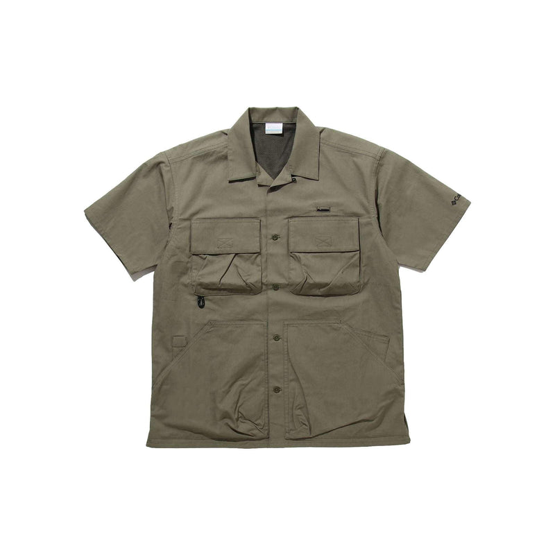ツキャノン アイル ショートスリーブ シャツ PM0781 半袖シャツ ブラック カーキ 緑 グリーン 2カラー