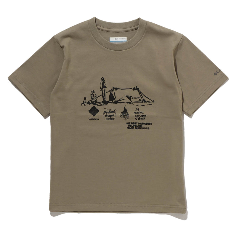 ユースフォレストキャンプラバーズショートスリーブクルー PY6498 半袖Tシャツ 3カラー