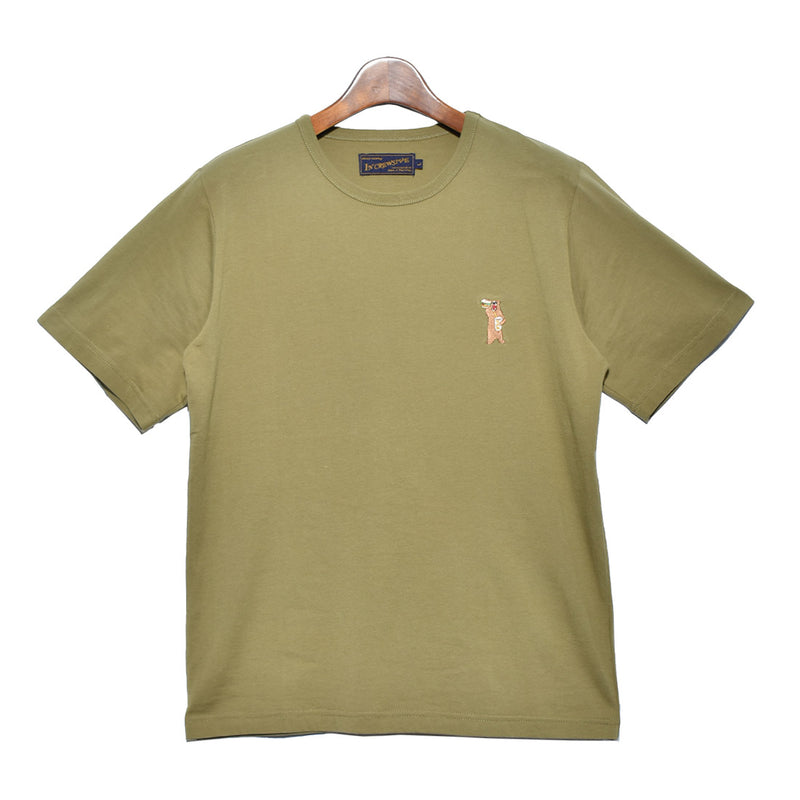 6.5オンス コットン ワンポイント刺繍Tシャツ IN-1114S 半袖Tシャツ 20カラー