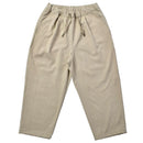 メルトン ワイド イージーパンツ パンツ アイボリー ベージュ ブラック 黒 2カラー