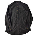 製品染め コーデュロイ シャツ IN-1196F シャツ ブラック 黒 グリーン ベージュ 3カラー