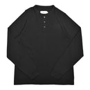 プレーティングジャージー ヘンリーネック ロングスリーブ Ｔシャツ 長袖ポロシャツ 3カラー