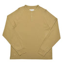 プレーティングジャージー ヘンリーネック ロングスリーブ Ｔシャツ 長袖ポロシャツ 3カラー