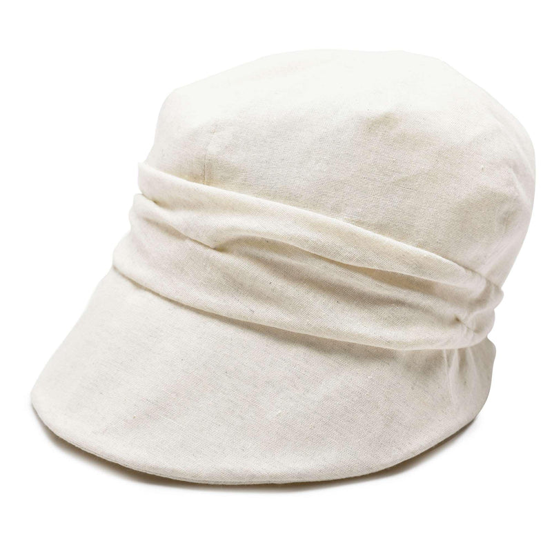 UVキャスケット 帽子 ブラック 黒 ホワイト 白 4カラー