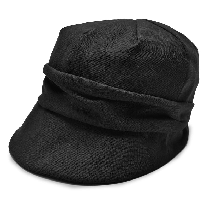 UVキャスケット 帽子 ブラック 黒 ホワイト 白 4カラー