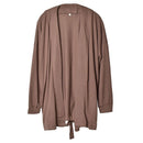 接触冷感トッパーカーディガン GBR2182 カーディガン グレー ブラウン 茶 ブルー 青 3カラー