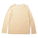 アルガンオイル加工 クルーネック 長袖 GCS0313 GCS0314 GCS0315 トップス 5カラー