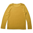 アルガンオイル加工 クルーネック 長袖 GCS0313 GCS0314 GCS0315 トップス 5カラー