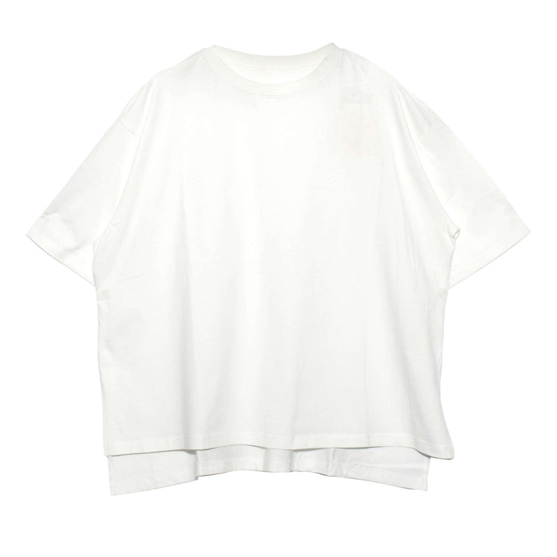 オーガニックコットンオーバーTシャツ トップス ホワイト 白 ブラック 黒 ベージュ オレンジ 6カラー