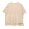 オーガニックコットンオーバーTシャツ トップス ホワイト 白 ブラック 黒 ベージュ オレンジ 6カラー