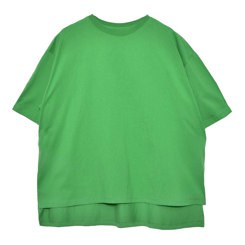 オーガニックコットンオーバーTシャツ トップス ホワイト 白 ブラック 黒 ベージュ オレンジ 6カラー