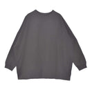 ビッグシルエットカットソー トップス ブラック 黒 ブルー 青 パープル ベージュ グレー カーキ 7カラー