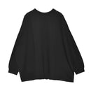 ビッグシルエットカットソー トップス ブラック 黒 ブルー 青 パープル ベージュ グレー カーキ 7カラー