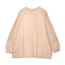 ビッグシルエットカットソー トップス ブラック 黒 ブルー 青 パープル ベージュ グレー カーキ 7カラー