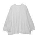 ビッグシルエットカットソー トップス ブラック 黒 ブルー 青 パープル ベージュ グレー カーキ 7カラー