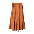 ラチネマーメイドSK 1014-5513 ロングスカート ベージュ オレンジ グリーン 緑 3カラー