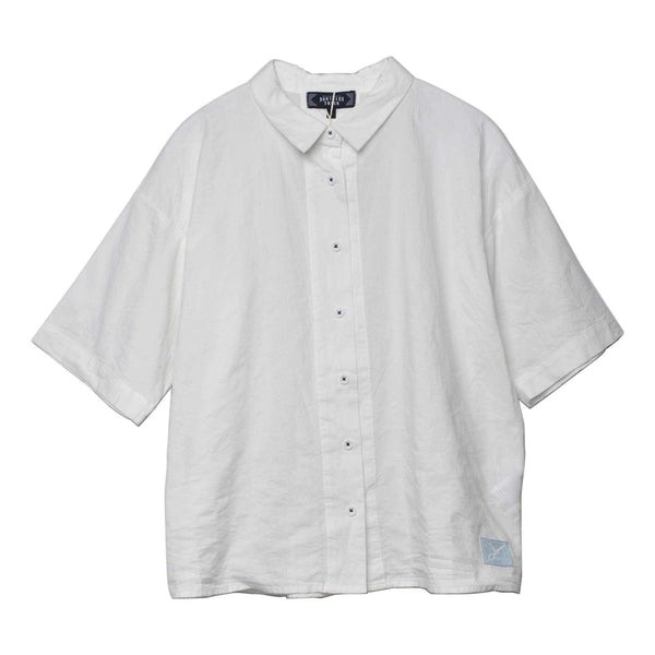 シャーリングクロスシャツ NCMD2150 半袖シャツ ホワイト 白 ブルー 青 イエロー 黄色 3カラー