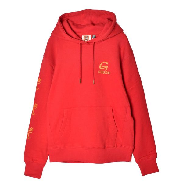 TRAIHEAD HOODIE DMF218099 パーカー レッド 赤 1カラー