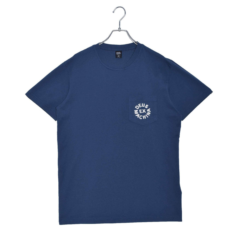 デウス ロゴ Tシャツ DMA51995 半袖Tシャツ ホワイト 白 ネイビー グレー 3カラー