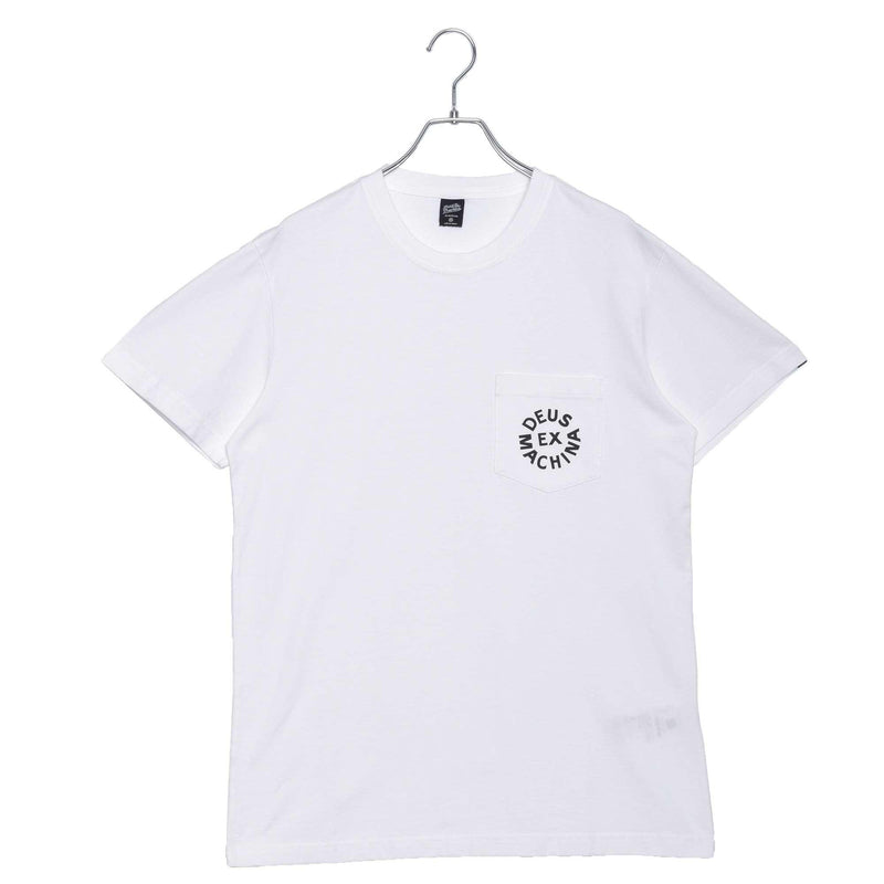 デウス ロゴ Tシャツ DMA51995 半袖Tシャツ ホワイト 白 ネイビー グレー 3カラー