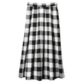 フレアロングスカート WQN4088 スカート ベージュ レッド ブルー ホワイト 白 ブラック 黒 4カラー