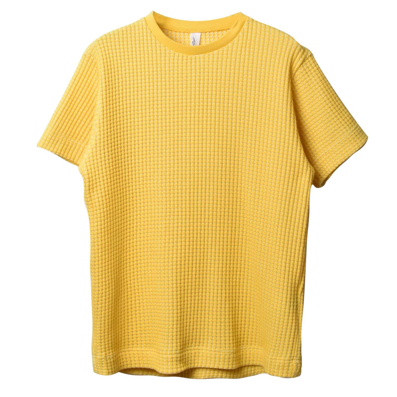 ビッグワッフルTシャツ MSEA22S8266-M Tシャツ ホワイト 白 ネイビー 紺 レッド 赤 8カラー