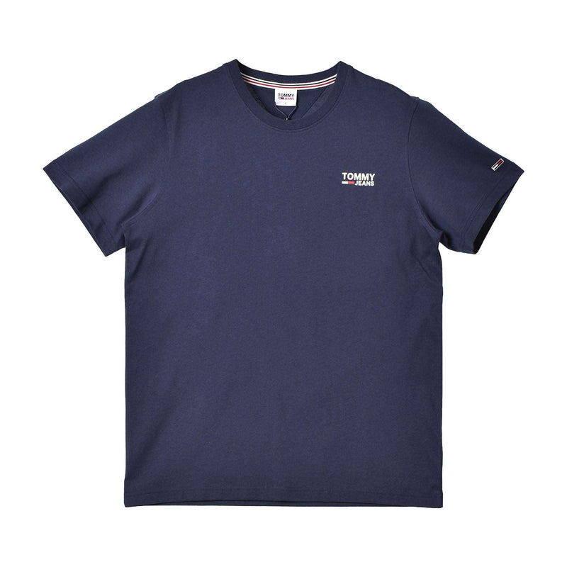 TJM REGULAR CORP LOGO NECK DM0DM09588 半袖Tシャツ ブラック 黒 ホワイト 白 グレー ネイビー 紺 4カラー