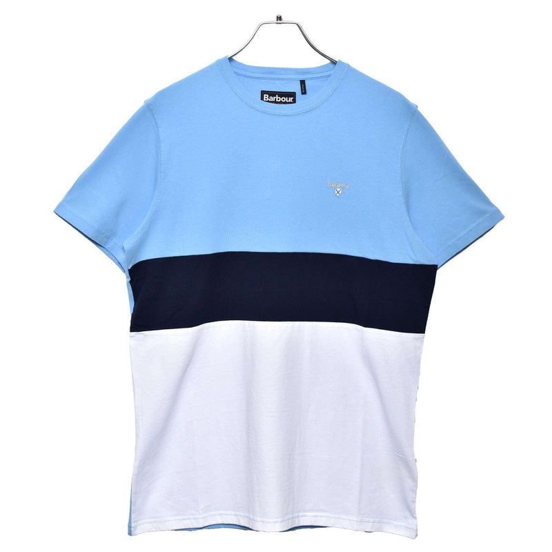 キャッスル パネル 半袖Tシャツ MTS0671 半袖Tシャツ ホワイト 白 ブルー ネイビー 2カラー