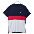 キャッスル パネル 半袖Tシャツ MTS0671 半袖Tシャツ ホワイト 白 ブルー ネイビー 2カラー