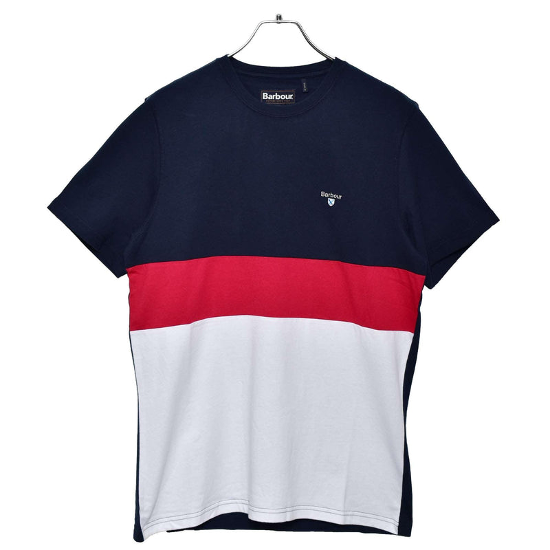 キャッスル パネル 半袖Tシャツ MTS0671 半袖Tシャツ ホワイト 白 ブルー ネイビー 2カラー