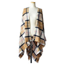 STAFFIN TARTAN SERAPE LSC0184 ショール ベージュ カーキ ネイビー 紺 2カラー