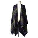 STAFFIN TARTAN SERAPE LSC0184 ショール ベージュ カーキ ネイビー 紺 2カラー