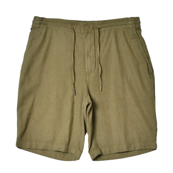 LINEN CTN MIXSHORT MST0007 ボトムス ネイビー 紺 グリーン 2カラー