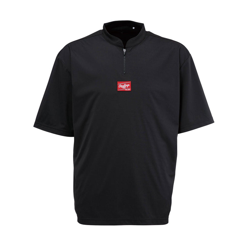 HYPER FIELD ショートスリーブレイヤーZIP AOS12HF01Z 半袖Tシャツ ブラック 黒 ネイビー 2カラー