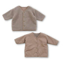 リバーシブルジャケット P33422-29 アウター カーキ ブラウン 2カラー