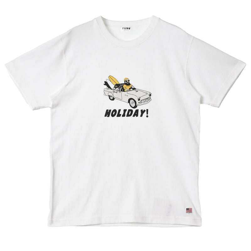 ホリデイ おじさん フロント ショートスリーブ ティー M-2109055 半袖Tシャツ 4カラー