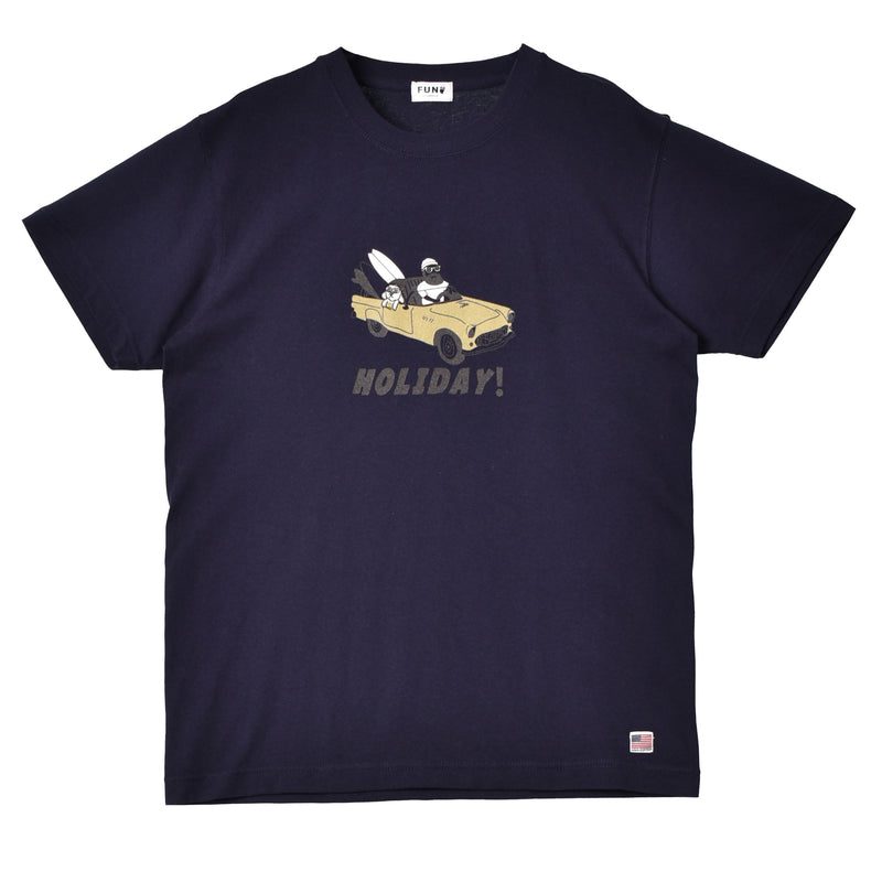 ホリデイ おじさん フロント ショートスリーブ ティー M-2109055 半袖Tシャツ 4カラー
