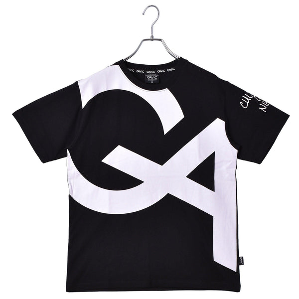 コットンビッグロゴTシャツ GA7303 Tシャツ ブラック 黒 ホワイト 白 グレー 3カラー
