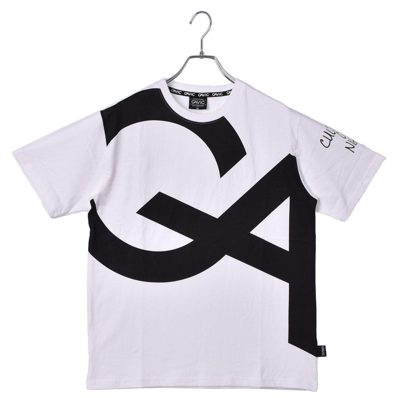 コットンビッグロゴTシャツ GA7303 Tシャツ ブラック 黒 ホワイト 白 グレー 3カラー